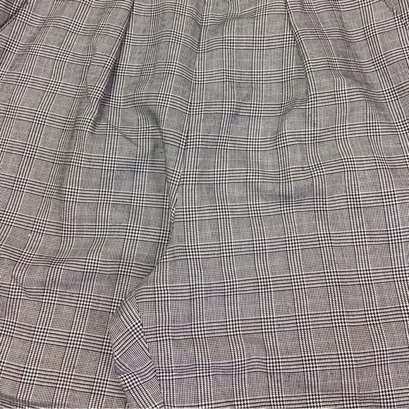 Lauren Ralph Lauren Vintage Women’s Glen Plaid Pleated Career Cuffed Slacks 8 - Picture 5 of 13
